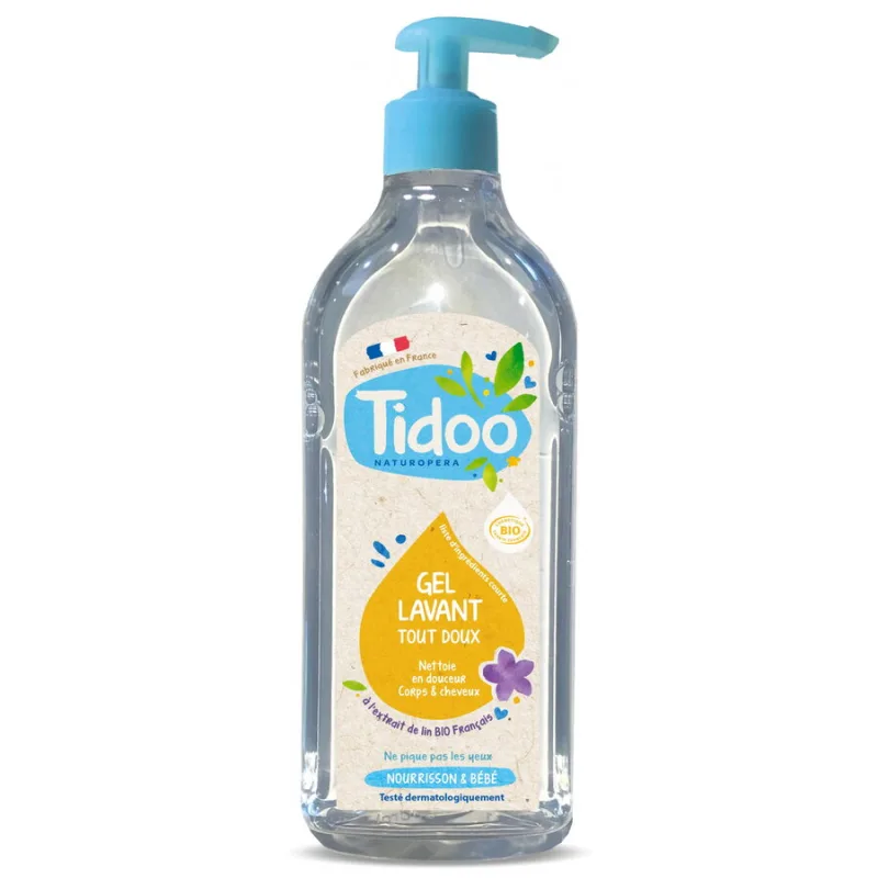 Gel Bio de Curatare 2 in 1 pentru Bebelusi cu Extract de In 495ml TIDOO — preț și oferte