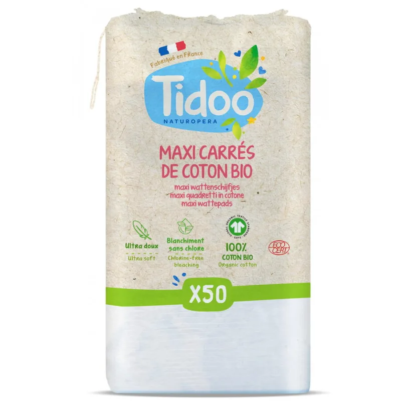 Dischete Bio din Bumbac pentru Copii 50buc TIDOO — preț și oferte