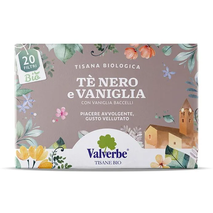 Ceai Negru cu Vanilie Ecologic/Bio 20dz VALVERBE — preț și oferte