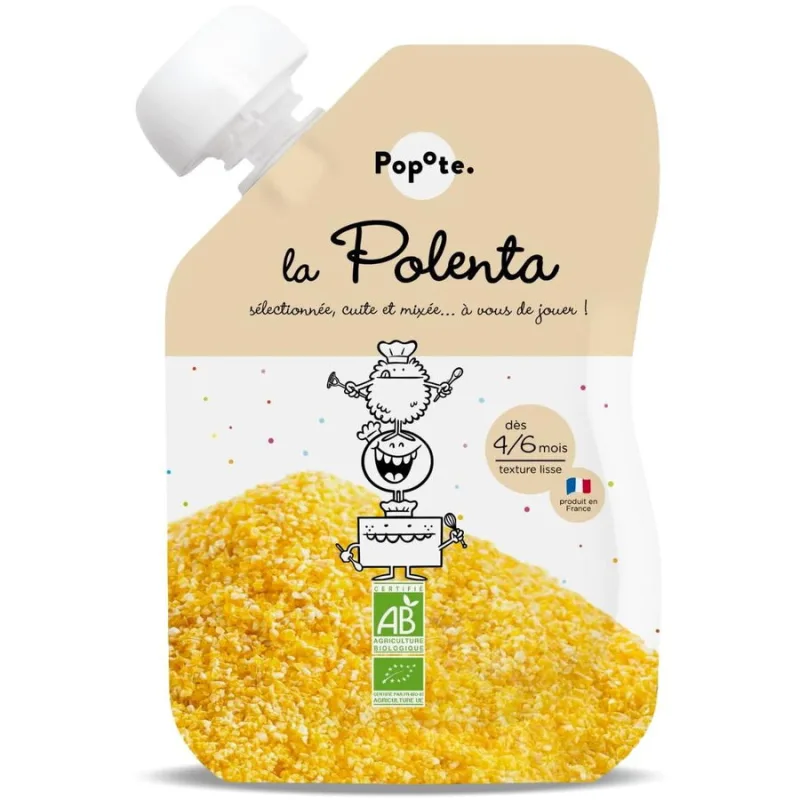 Piure din 100% Gris de Porumb +4/6 Luni Ecologic/Bio 120g POPOTE — preț și oferte