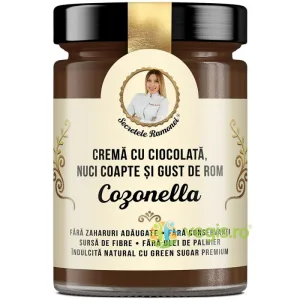 Cozonella Crema cu Ciocolata, Nuci Coapte si Gust de Rom Secretele Ramonei 350g
