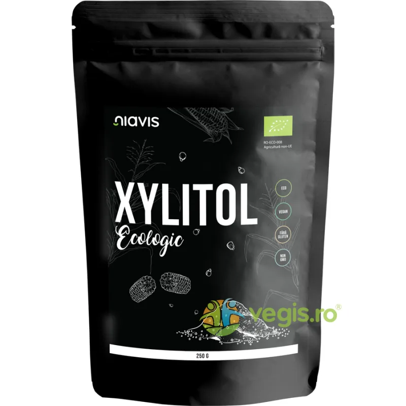 Xylitol (Xilitol) Pulbere (Pudra) Ecologica/Bio 250g NIAVIS — preț și oferte