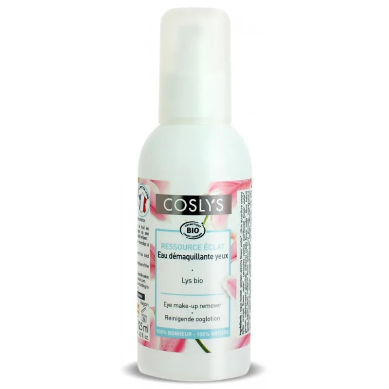 Apa Demachianta Bio pentru Curatare Blanda Ochi si Pleoape cu Extract de Crin 125ml COSLYS — preț și oferte