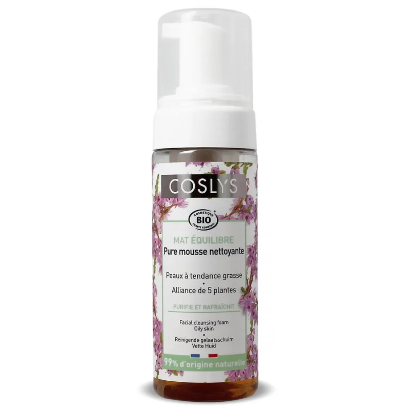 Spuma Bio de Curatare pentru Ten Gras cu Salvie si Iedera fara Sapun 150ml COSLYS — preț și oferte