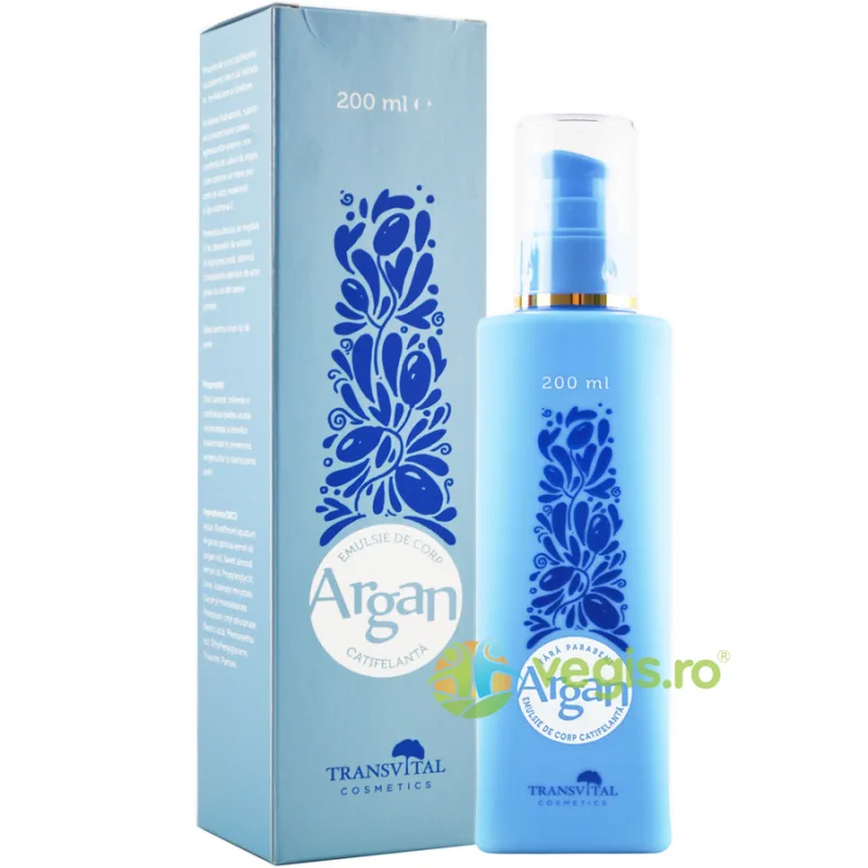 Emulsie de Corp Catifelanta cu Argan 200ml TRANSVITAL COSMETICS — preț și oferte