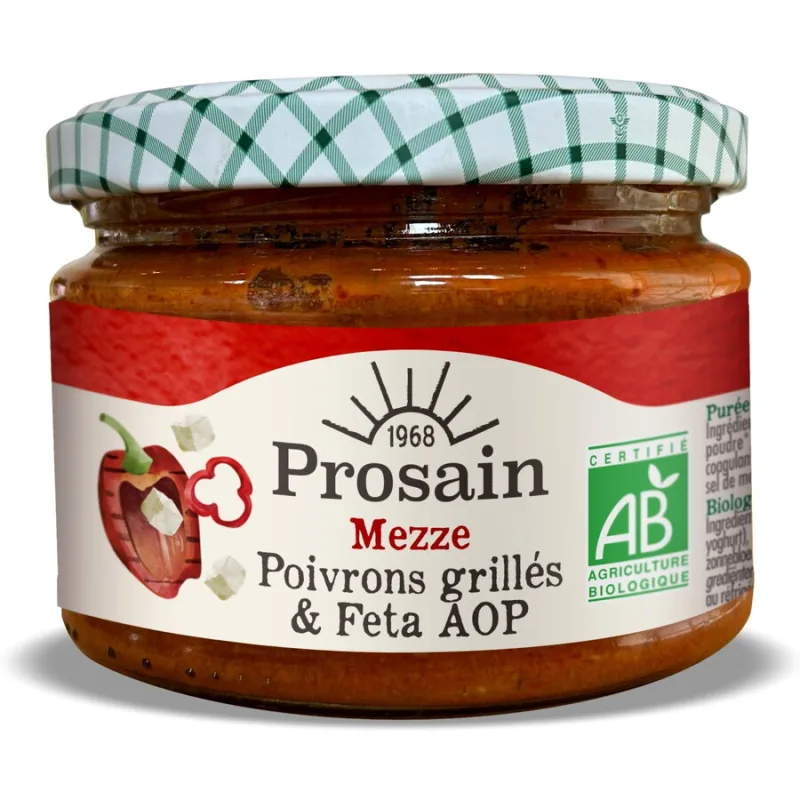 Aperitiv cu Ardei Copti si Branza Feta Ecologic/Bio 220g PROSAIN — preț și oferte