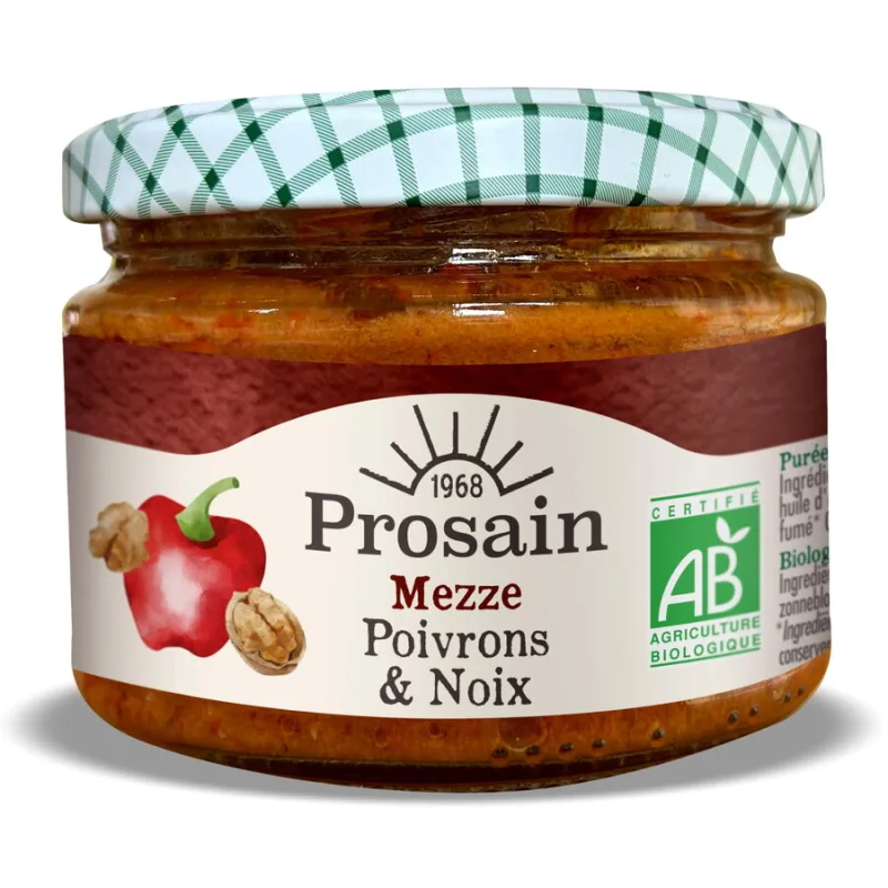 Aperitiv cu Ardei si Nuci Ecologic/Bio 220g PROSAIN — preț și oferte