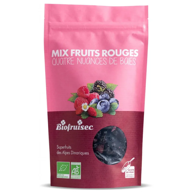 Mix de Fructe de Padure din Alpii Dinarici fara Zahar Adaugat Ecologic/Bio 100g BIOFRUISEC — preț și oferte