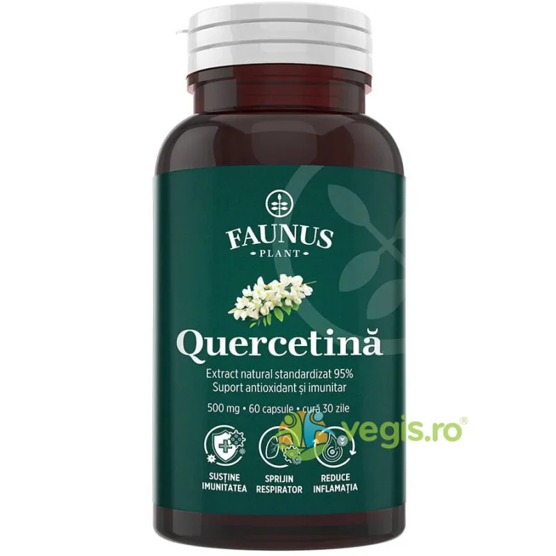 Quercetina 500mg 60cps FAUNUS PLANT — preț și oferte