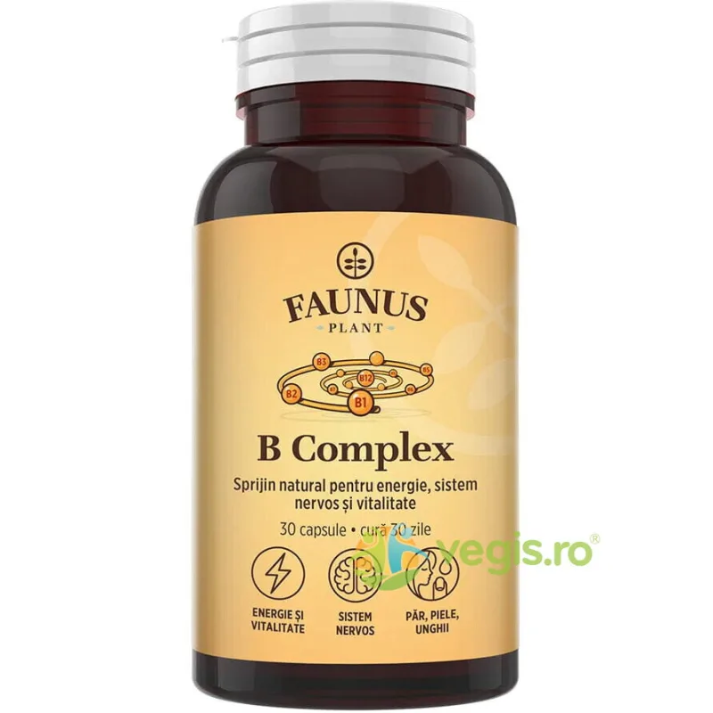 Vitamin B Complex 30cps FAUNUS PLANT — preț și oferte