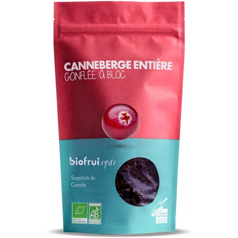 Merisoare Intregi fara Zahar Adaugat din Canada Ecologice/Bio 100g BIOFRUISEC — preț și oferte