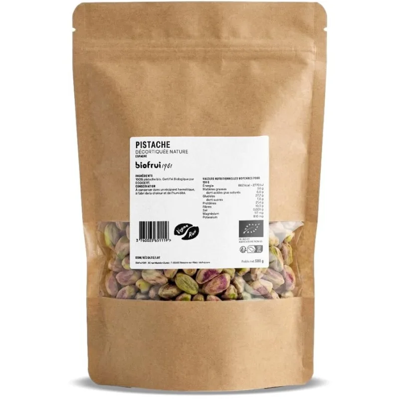 Fistic Decojit si Crud Ecologic/Bio 500g BIOFRUISEC — preț și oferte