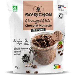 Cereale din Ovaz cu Ciocolata si Alune de Padure (Preparare peste Noapte) Ecologice/Bio 315g