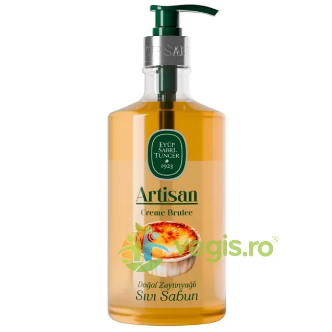 Sapun cu Ulei de Masline Artisan Creme Brulee 600ml EYUP SABRI TUNCER — preț și oferte