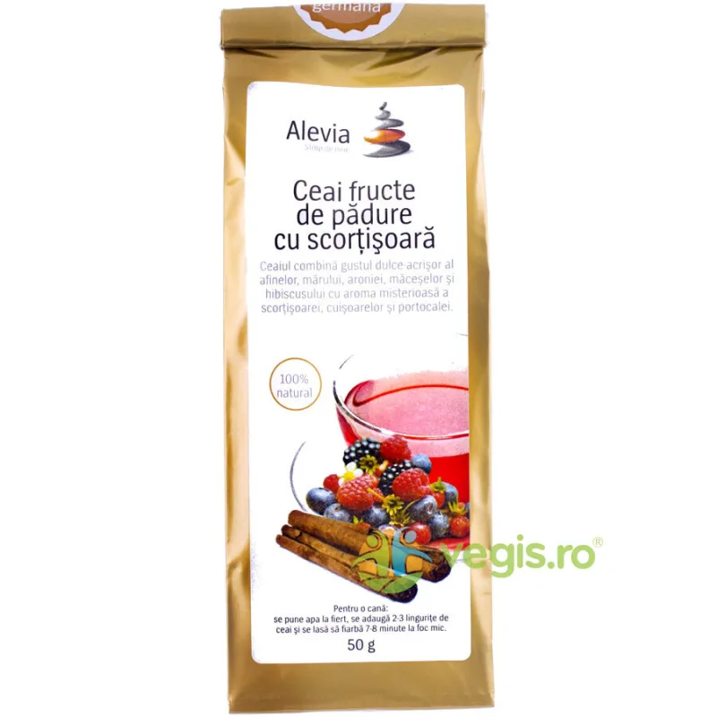 Ceai De Fructe De Padure Cu Scortisoara 35g ALEVIA — preț și oferte