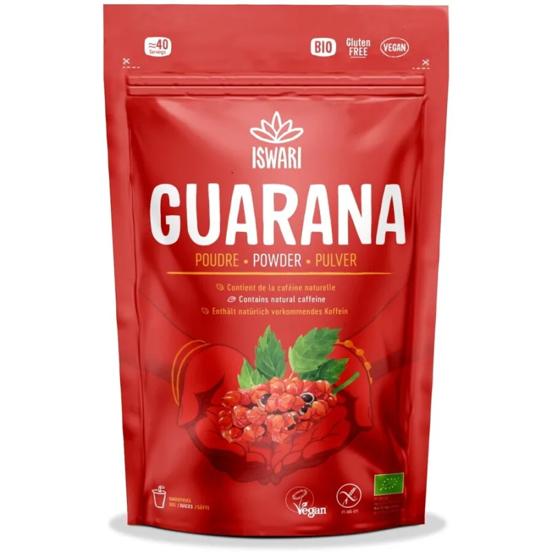 Guarana sub Forma de Pulbere fara Gluten Ecologica/Bio 70g ISWARI — preț și oferte