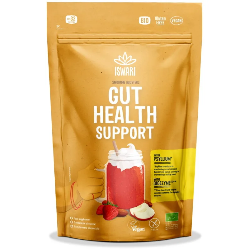 Smoothie Booster pentru Sanatatea Intestinala fara Gluten Ecologic/Bio 100g ISWARI — preț și oferte