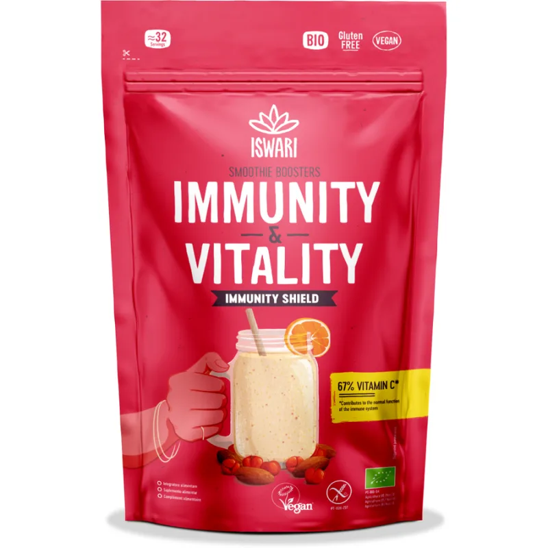 Smoothie Booster pentru Imunitate si Vitalitate fara Gluten Ecologic/Bio 100g ISWARI — preț și oferte