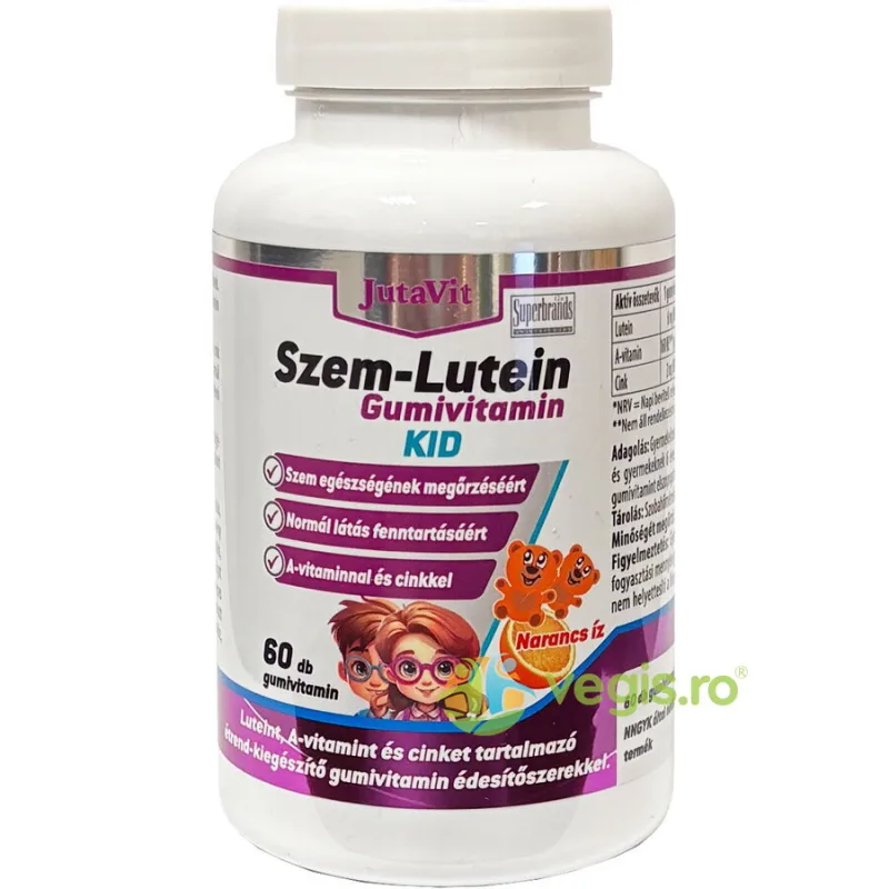 Luteina pentru Ochi pentru Copii 60 vitamine gumate JUTAVIT — preț și oferte