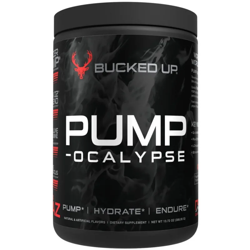 Pre-Workout cu Aroma de Zmeura Albastra, Bucked Up Pump-Ocalypse Blood Raz 388.95g DAS&nbsp;LABS — preț și oferte