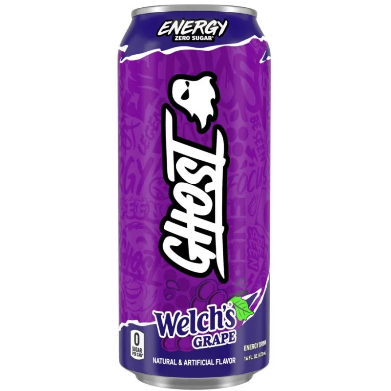 Bautura Energizanta cu Aroma de Struguri Welch’s, Ghost Energy Drink 473ml — preț și oferte