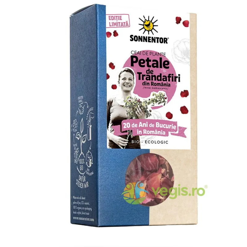 Ceai Petale de Trandafiri Ecologic/Bio 15g SONNENTOR — preț și oferte