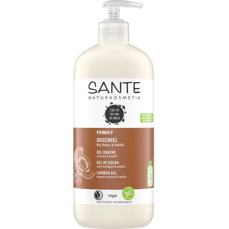 Gel de Dus Bio cu Cocos si Vanilie 500ml SANTE — preț și oferte