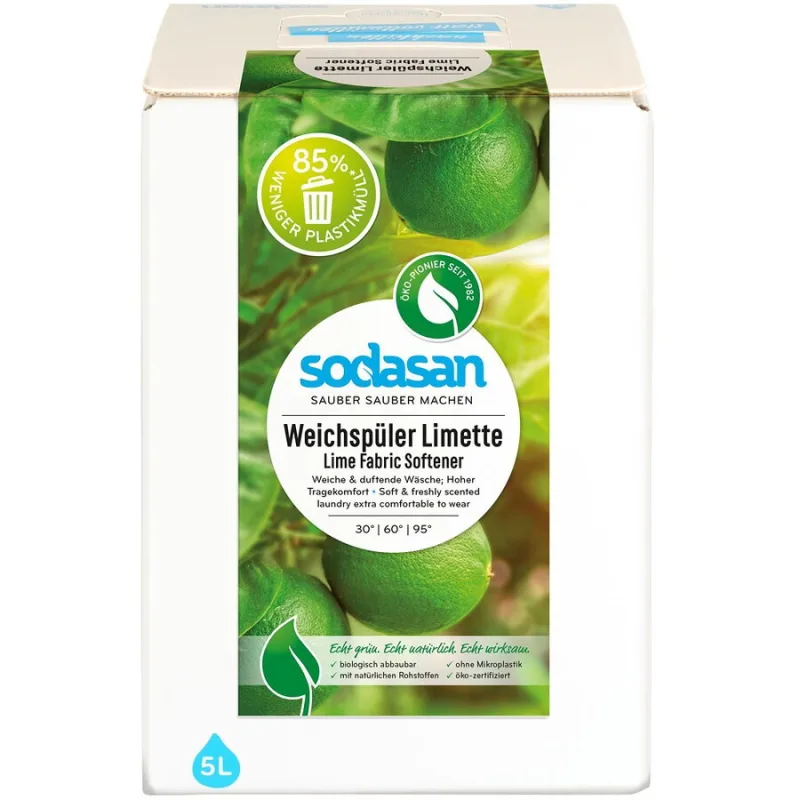 Balsam de Rufe cu Lime Bag-in-Box 5L Sodasan — preț și oferte