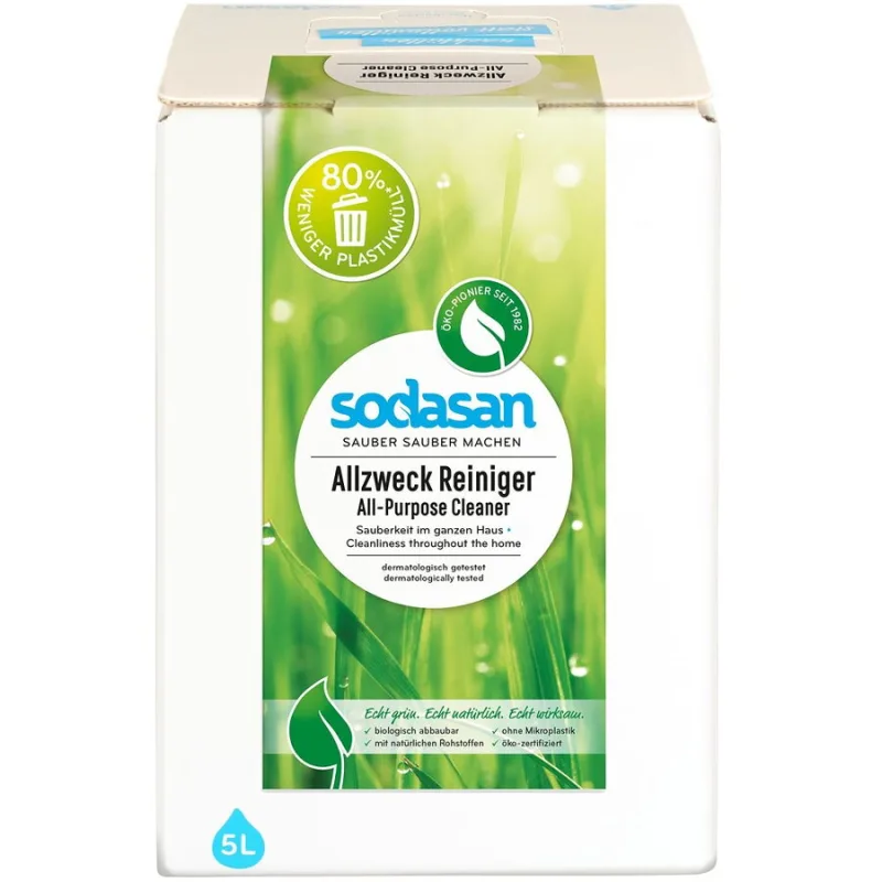 Solutie Universala de Curatat cu Citrice Bag-in-Box 5L Sodasan — preț și oferte