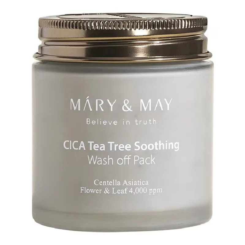 Masca tip wash-off cu extract de centella asiatica si arbore de ceai, 125g, Mary and May — preț și oferte