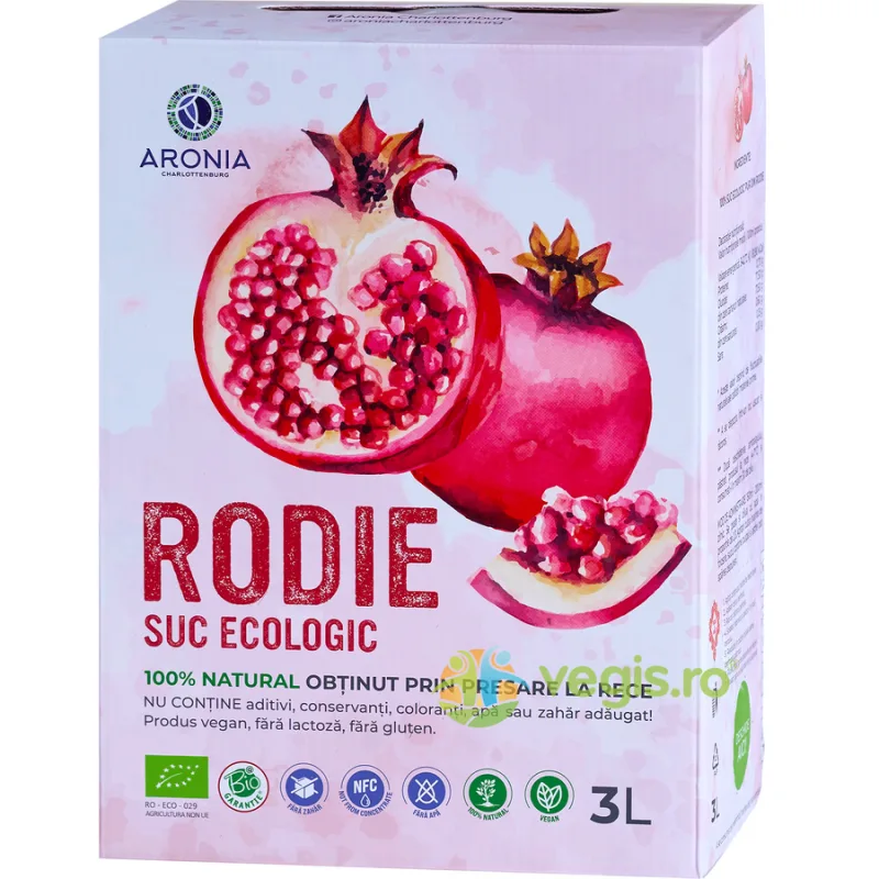 Suc de Rodie Ecologic/Bio 3L ARONIA CHARLOTTENBURG — preț și oferte
