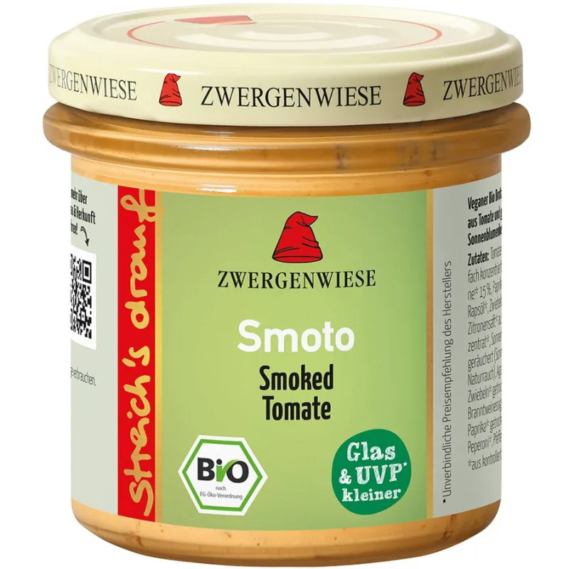 Pasta Tartinabila cu Rosii Afumata fara Gluten Ecologica/Bio 135g ZWERGENWIESE — preț și oferte