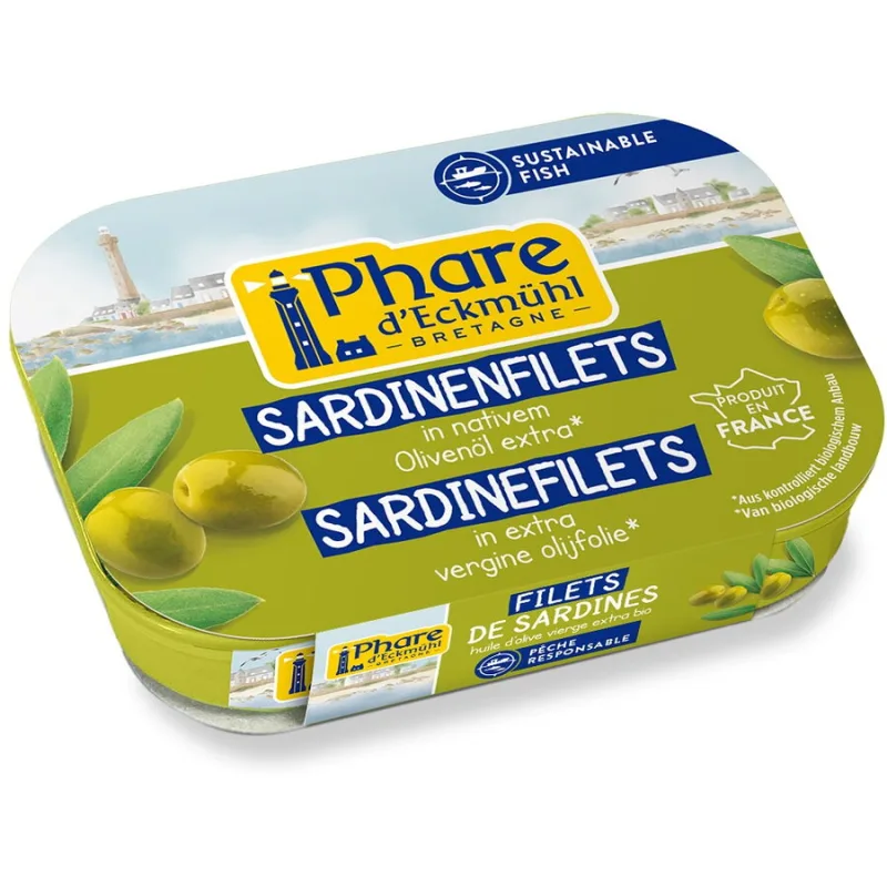 File de Sardine in Ulei de Masline Extravirgin 100g PHARE — preț și oferte