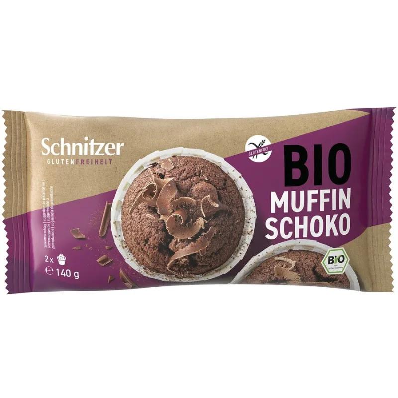 Briose cu Ciocolata fara Gluten Ecologice/Bio 140g SCHNITZER — preț și oferte