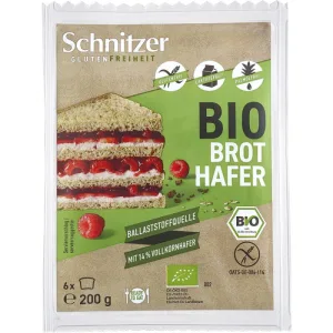 Paine din Faina Integrala de Ovaz si Fulgi de Ovaz fara Gluten Ecologica/Bio 200g