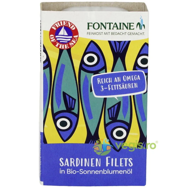 File de Sardine cu Piele fara Oase in Ulei de Floarea-Soarelui 125g Fontaine — preț și oferte