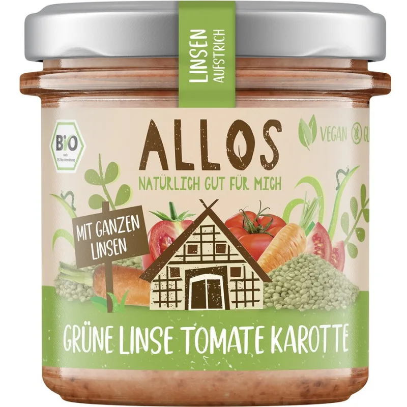 Crema tartinabila din linte verde, tomate si morcovi, fara gluten — preț și oferte