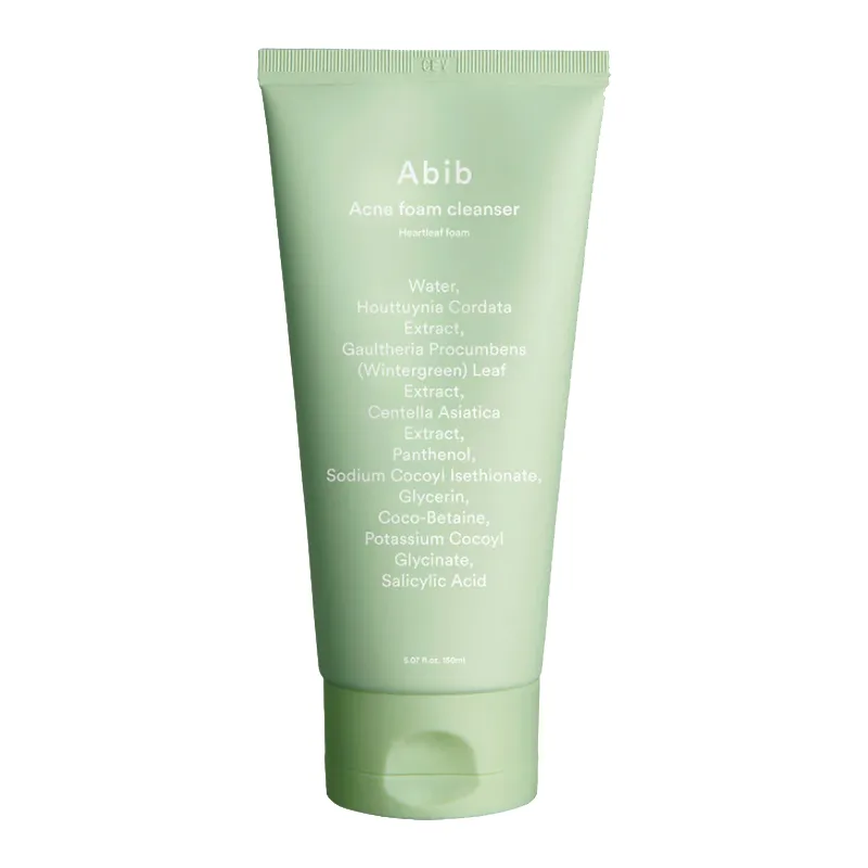 Spuma de curatare cu extract de plante si acid salicilic, 150ml, Abib — preț și oferte