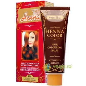 Balsam Colorant pentru Par Henna Sonia Nr.116 Rosu Intens 75g