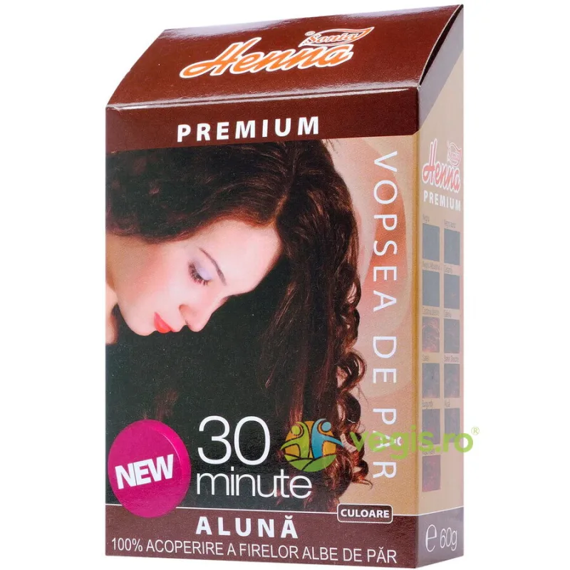 Vopsea de Par Henna Sonia Premium Aluna 60g KIAN COSMETICS — preț și oferte