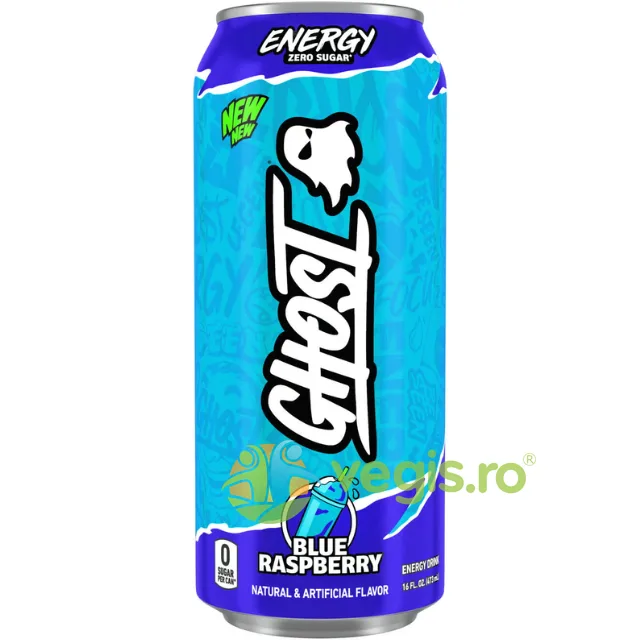 Bautura Energizanta cu Aroma de Zmeura Albastra 473ml GHOST — preț și oferte