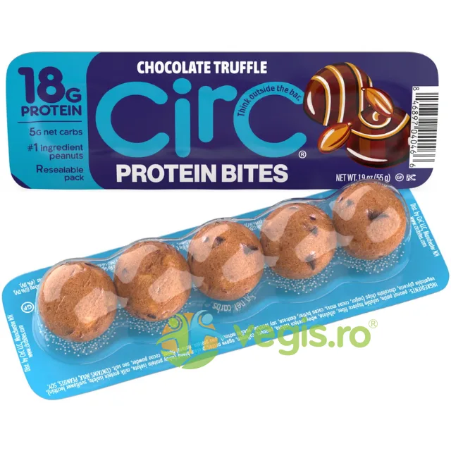 Gustare Proteica cu Aroma de Trufe de Ciocolata 55g CIRC — preț și oferte