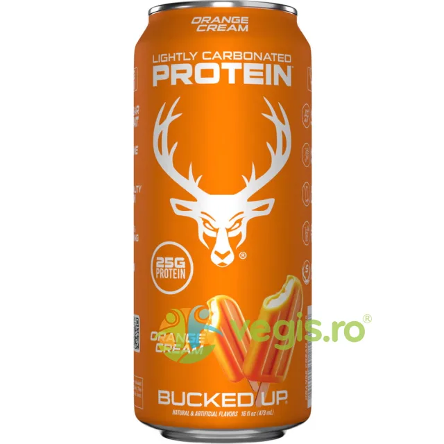 Bautura Proteica Usor Carbogazoasa cu Aroma de Portocala 473ml BUCKED UP — preț și oferte