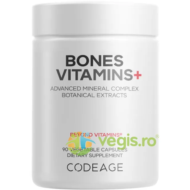 Bones Vitamins+ Formula Avansata pentru Sanatatea Oaselor 90cps CODEAGE — preț și oferte