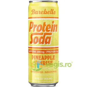 Bautura Proteica Carbogazoasa cu Aroma de Ananas 355ml
