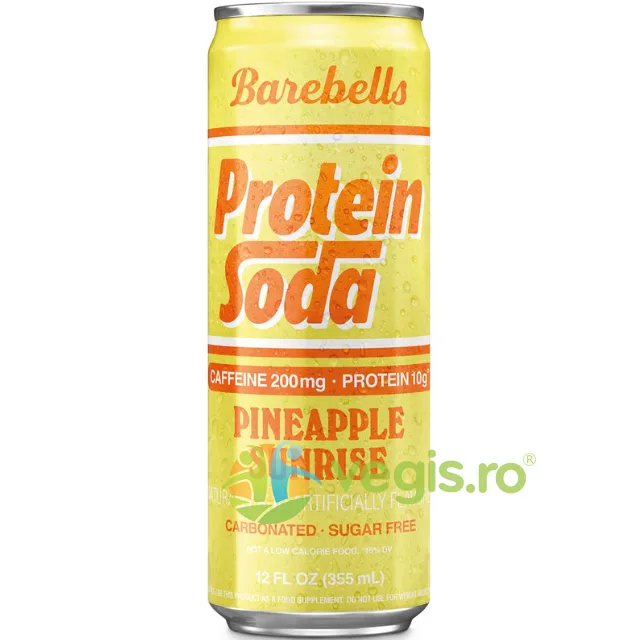 Bautura Proteica Carbogazoasa cu Aroma de Ananas 355ml BAREBELLS — preț și oferte