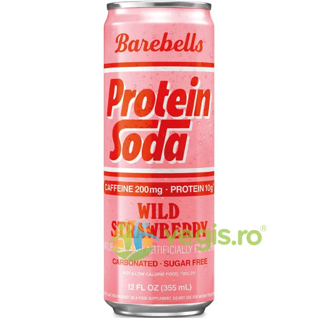 Bautura Proteica Carbogazoasa cu Aroma de Capsuni 355ml BAREBELLS — preț și oferte