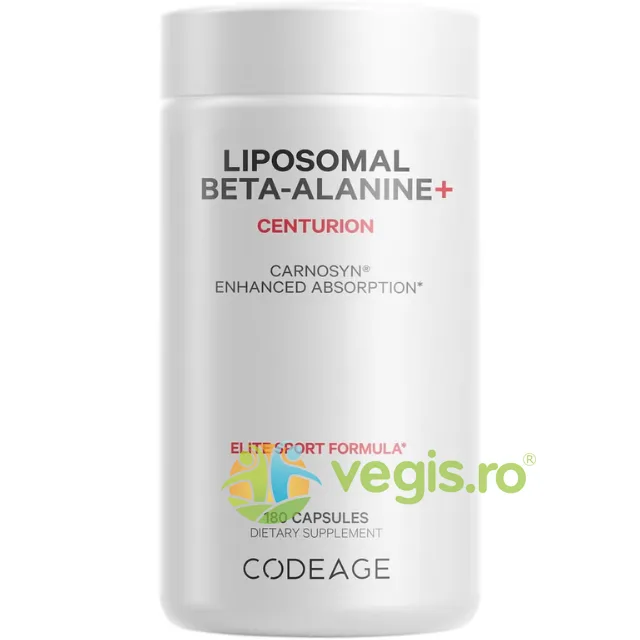 Beta-Alanina Lipozomala+ cu Carnosyn 180cps CODEAGE — preț și oferte
