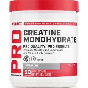 Creatina Monohidrata pentru Sustinerea Musculaturii si a Functiei Cognitive fara Aroma 255g