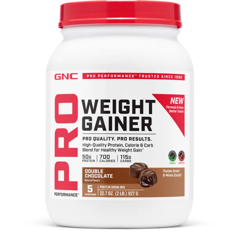 Formula Proteica pentru Crestere in Greutate cu Aroma de Ciocolata Testata Antidoping Pro Performance 927g GNC — preț și oferte
